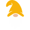 Orange Hat Gnome Illustration