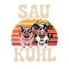 Sow Cool Funny Sow And Cow Sunset