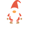 Funny Christmas Gnome Ho Ho Ho