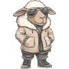 Schaf Cool Winter