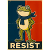 Portland Frog Protest Resist