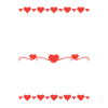 I Love Baking Hearts