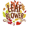 Laubbläser Herbstsaison Fallende Blätter Aufräumen