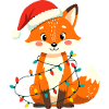 Fox Christmas Cute Funny Christmas Funny