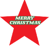 Red Star Retro Christmas