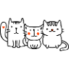 Trois petits chats
