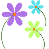 Bunte Wildblumen