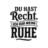 You're right, I've got my peace
