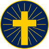 Golden Cross With Rays