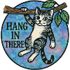 Accrochez-vous là-bas Patch pour chat