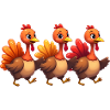Bébé dinde de Thanksgiving