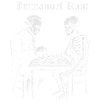 Kant und Skelett Schachduell