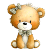 sitzender Teddy