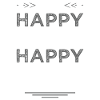 Husky Joie de vivre lettering