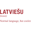 Latvian language Latvia