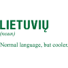 Lithuanian language Lithuania