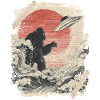 Bigfoot Cryptid Design Fabelwesen Ufo