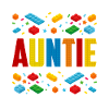 Auntie Brick Builder Creative Family Block Lover