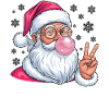 Weihnachtsmann Bubble Gum