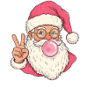 Weihnachtsmann Bubble Gum