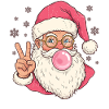 Weihnachtsmann Bubble Gum