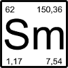 Samarium Periodic Block Graphic