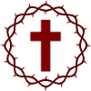 Cross and crown of thorns