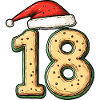 18 Number Cookie Christmas