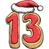 13 Number Biscuit Christmas