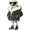Ostrich Cool Winter