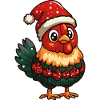 Rooster Christmas