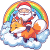 Renard Père Noël