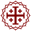 Croix de Jérusalem et couronne d’épines
