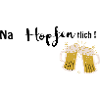 Well, hops! Funny beer motif