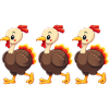 Bébé dinde de Thanksgiving