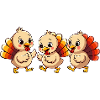Bébé dinde de Thanksgiving