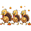 Bébé dinde de Thanksgiving