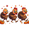 Bébé dinde de Thanksgiving