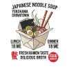 Japanese noodle box ramen