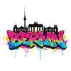 Berlin Graffiti Skyline