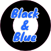 Black & Blue Circular Neon