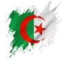 Drapeau de l’Algérie, style déchiré
