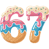 Donut 69 Frosting NeonPrint