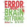 Erreur 404 Cerveau introuvable Zombie