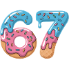 Donut numbers 6 and 7