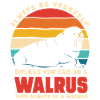 Walrus Selbstbewusstsein Retro