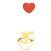 I Love RAMEN Noodle Bowl