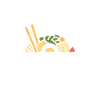 Team Ramen Bunte Schüssel Illustration