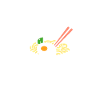 Team Ramen Illustration Noodle Bowl