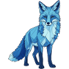Blauer Polygonfuchs